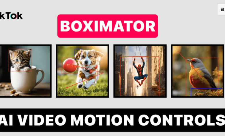 TikTok Lança o Boximator para Controle Preciso de Movimento em Vídeos Gerados por IA